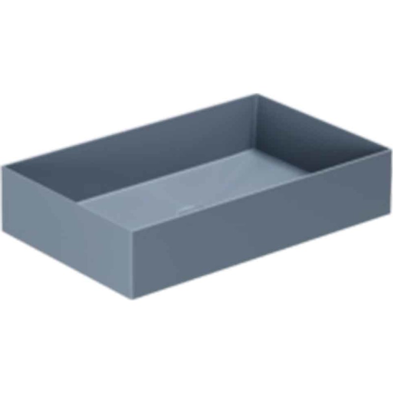 Lavabo Elegance SQ 60 håndvask, 60x38 cm, mat blå