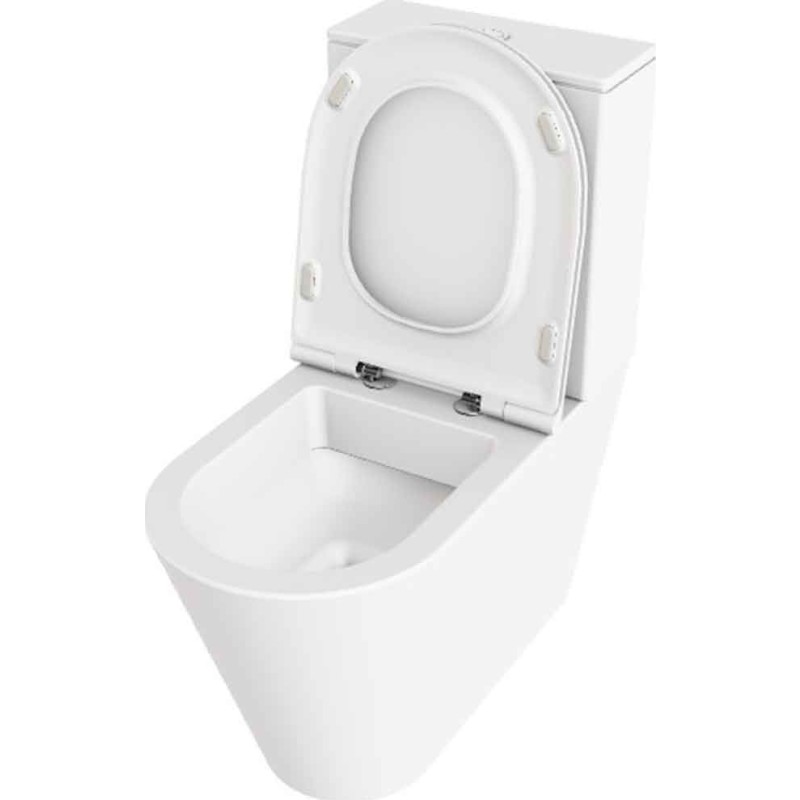 Lavabo Forma toalett, utan spolkant, vit