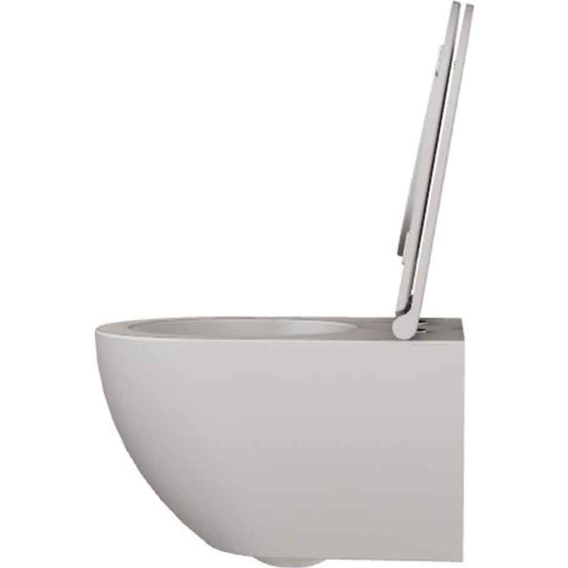 Lavabo Comoda v&auml;ggh&auml;ngd toalett, utan spolkant, matt gr&aring;