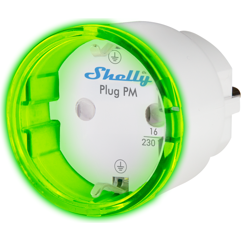 Shelly Gen3 energimåler, Bluetooth & Wi-Fi, hvid