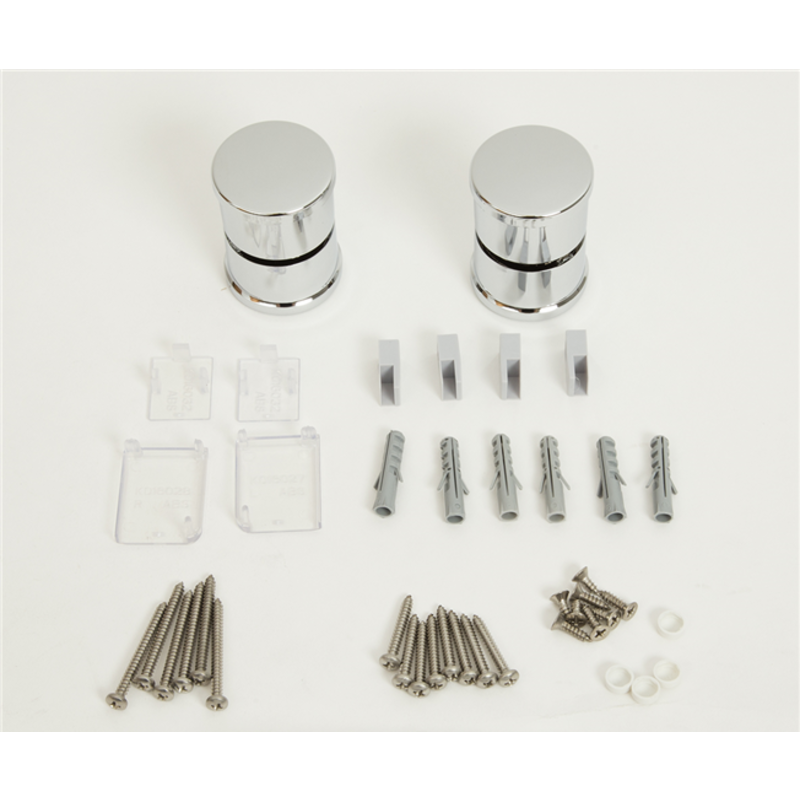 Contura Shower Silver monteringssæt rund