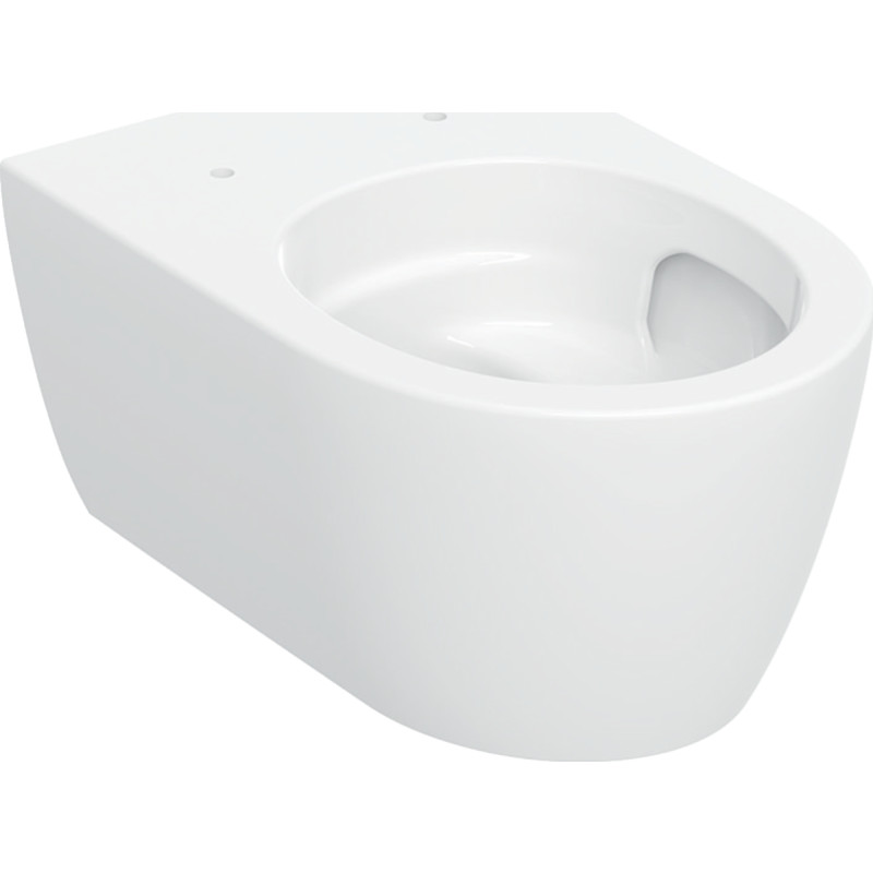 Geberit iCon v&auml;ggh&auml;ngd toalett, utan spolkant, vit