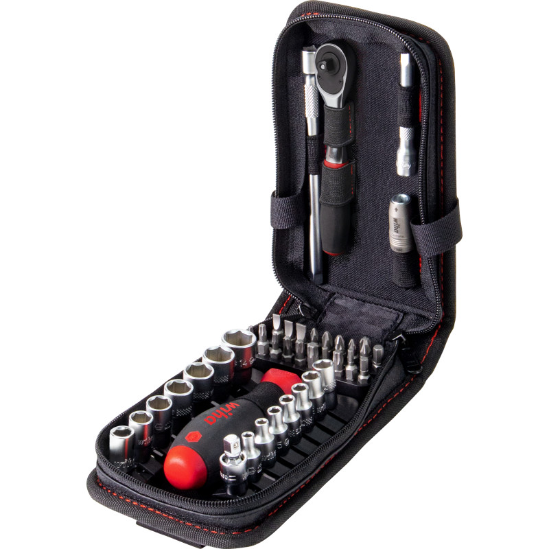 Wiha 44684 Bit-og Skruetrækker Sæt - 1/4" - 40 Dele