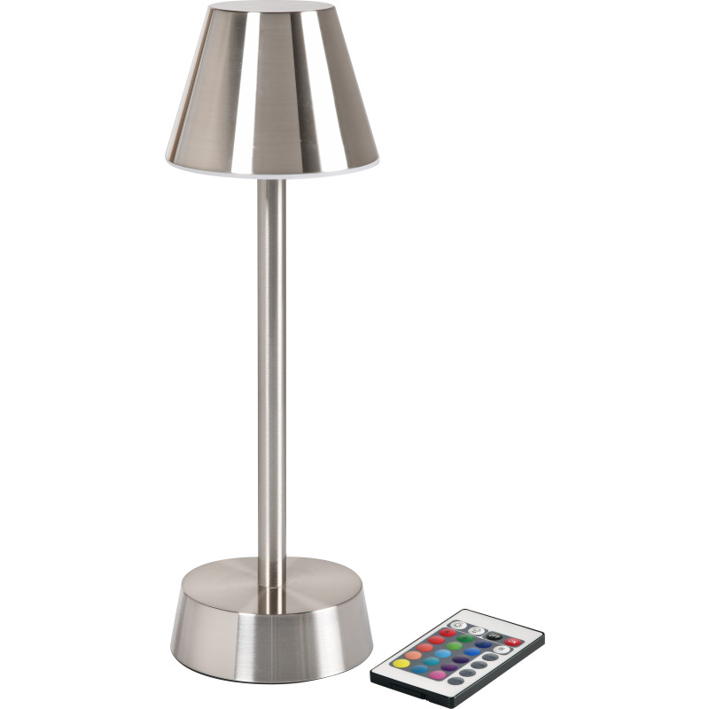 Duni Zelda genopladelig bordlampe, sølv