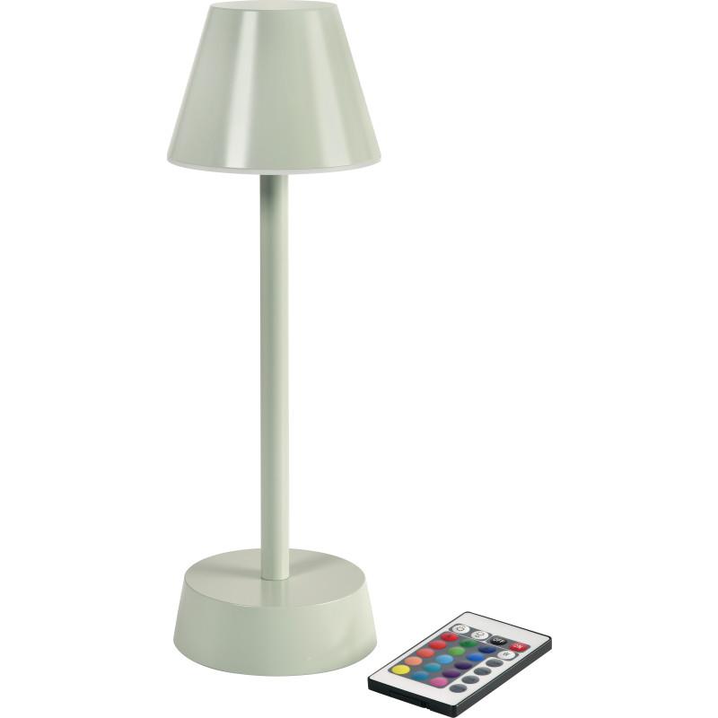 Duni Zelda genopladelig bordlampe, grøn