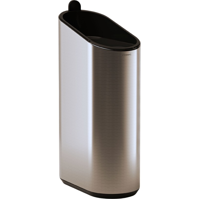 2 stk Cosmic Flat toiletspand, 2,5 liter, rustfrit stål
