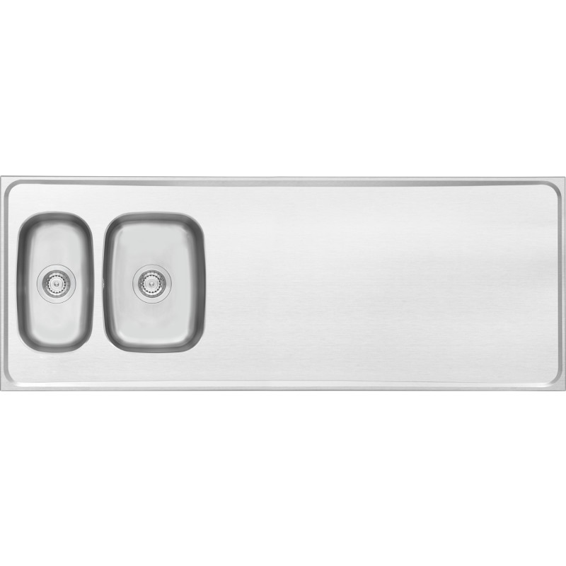 Contura Classic G 1600 stålbord, 160x60 cm, rustfrit stål