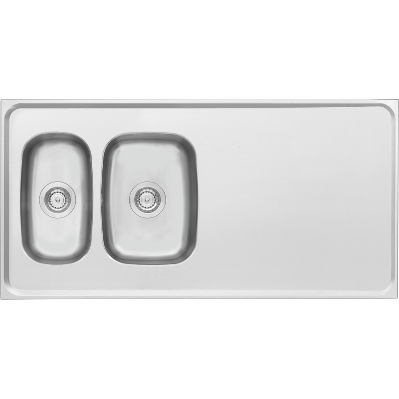 Contura Classic G 1200 stålbord, 120x62 cm, rustfrit stål