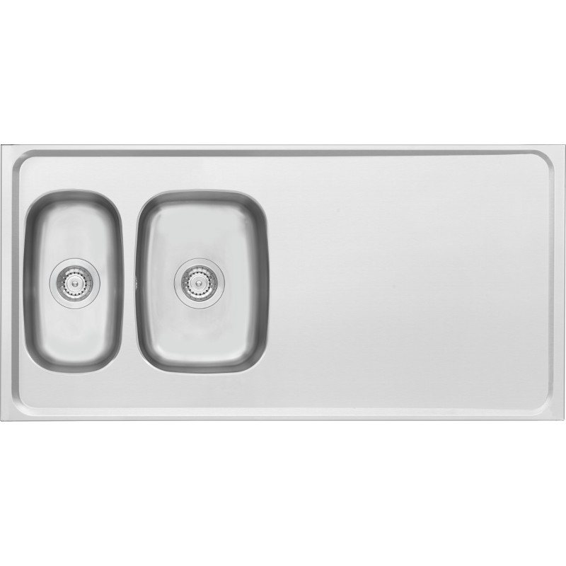 Contura Classic G 1220 stålbord, 122x60 cm, rustfrit stål