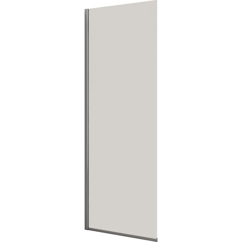 Dansani Match duschv&auml;gg, modell D, 87 cm, klart glas, krom profil