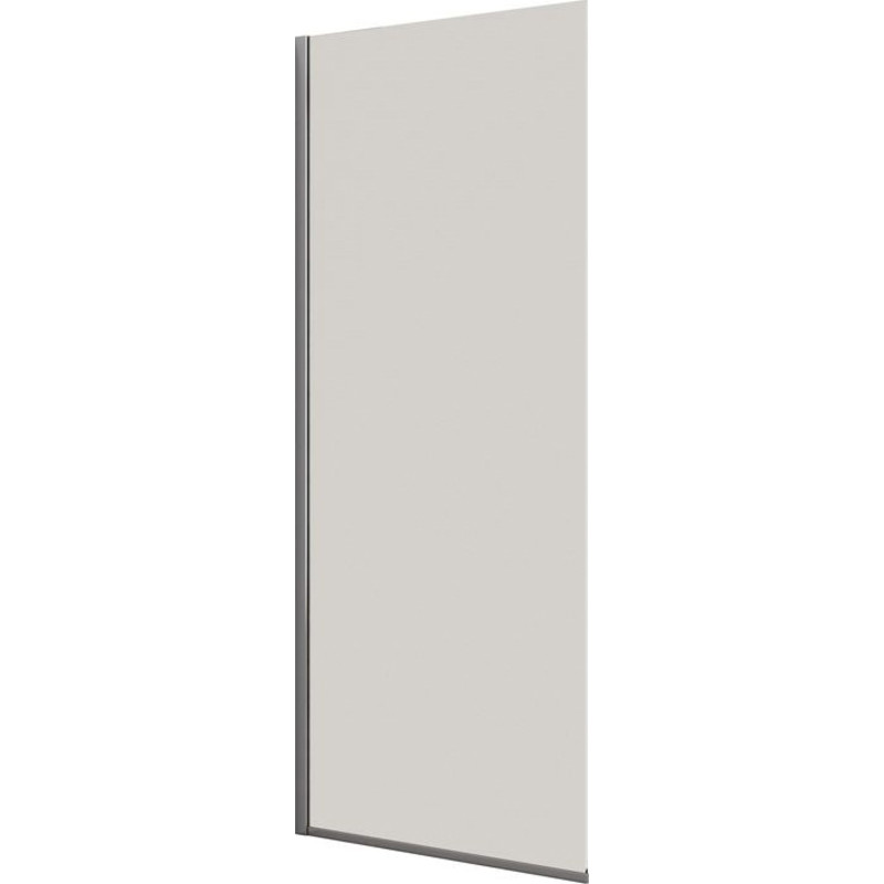 Dansani Match duschv&auml;gg, modell D, 97 cm, klart glas, krom profil