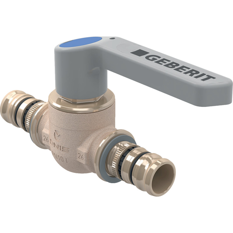Geberit Mepla kulventil med manöverhandtag, Ø26 mm