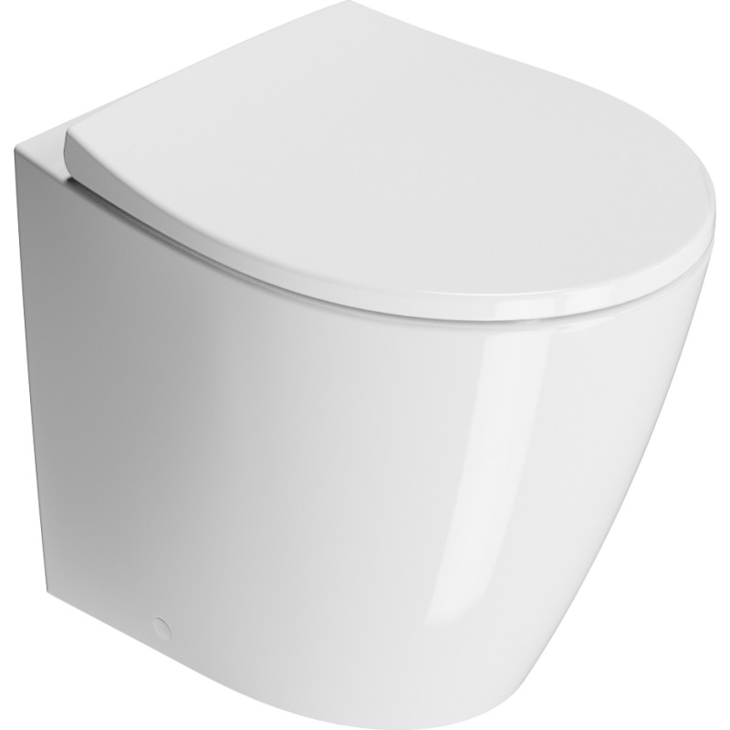 GSI Modo toilet, back-to-wall, uden skyllekant, hvid