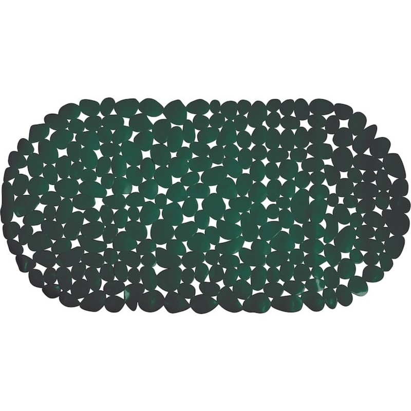 Spirella Galets badrumsmatta, 68x35 cm, grön