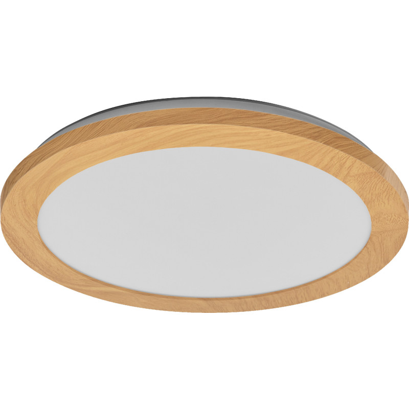 Osram Orbis Disc plafond, 3000-4000K, 22W, træ