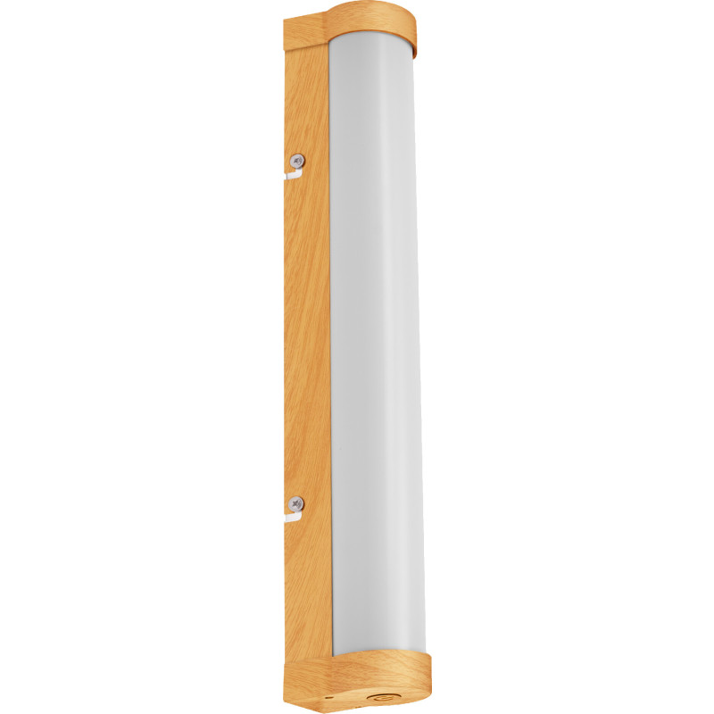 Osram Orbis Tube spejllampe, 40 cm, træ