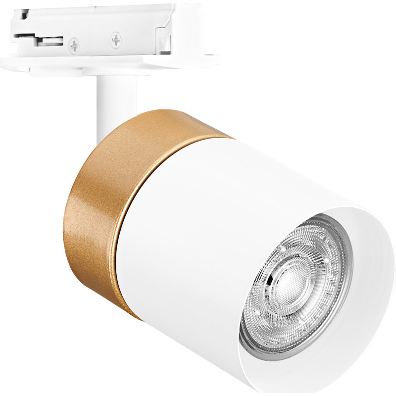 Osram Tracklight 1F Cylinder skinnespot, guld/hvid