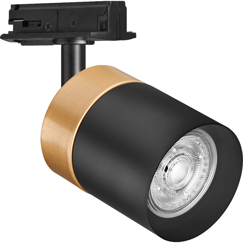 Osram Tracklight 1F Cylinder skinnespot, guld/sort