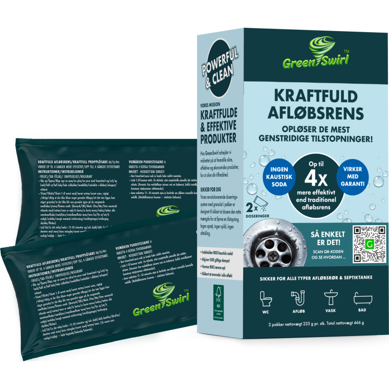 GreenSwirl afløbsrens