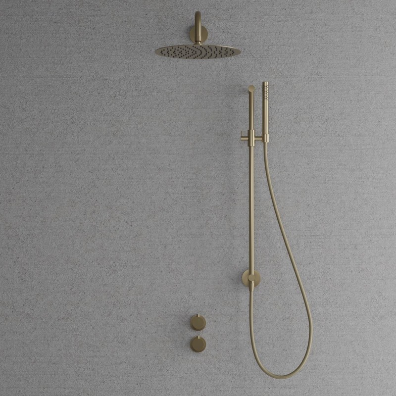 Scandtap Harmonized 5x duschset, borstad guld