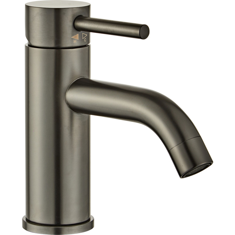 Zen Sanitary Slimline håndvaskarmatur, sort krom
