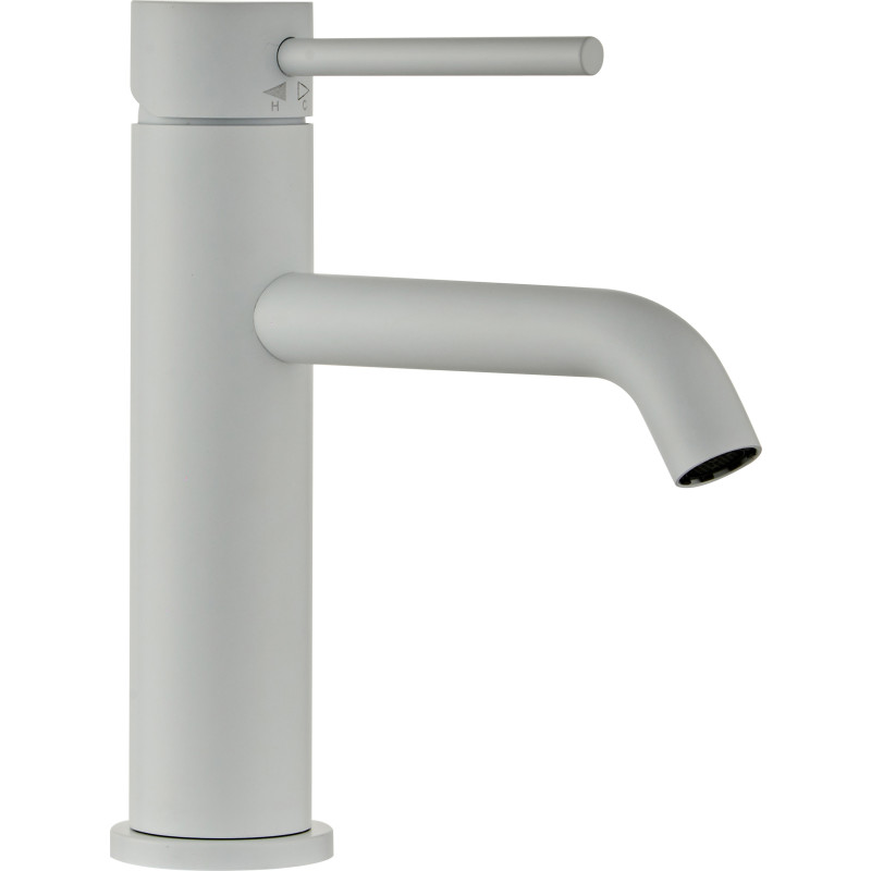 Zen Sanitary Slimline tvättställsblandare, vit