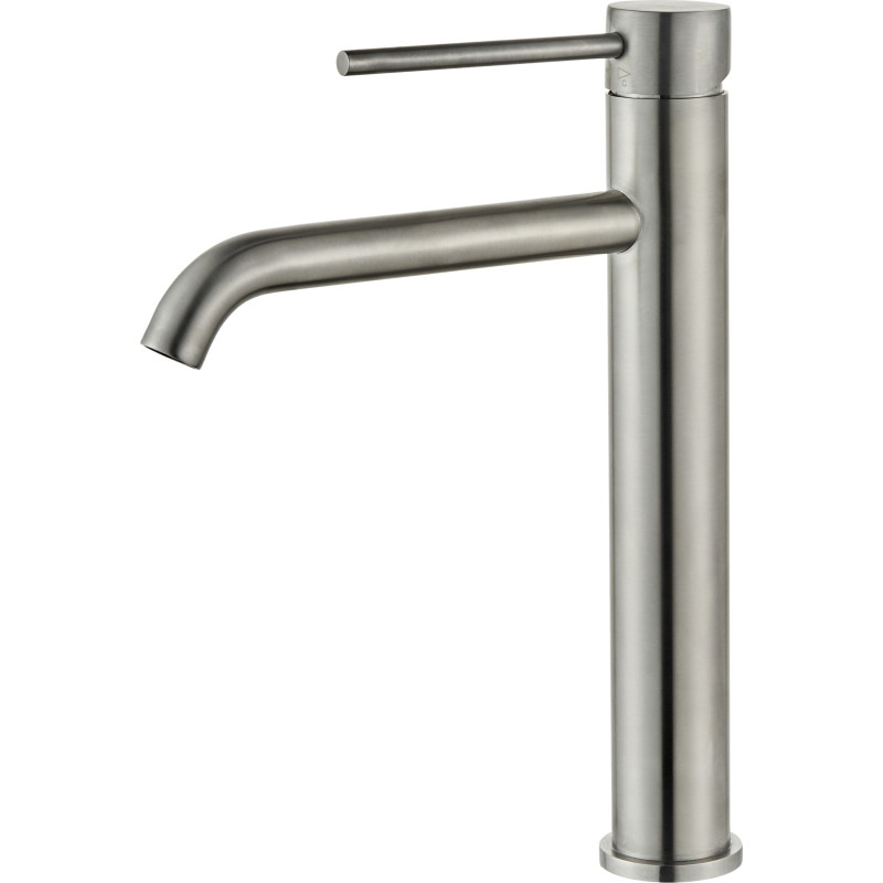 Zen Sanitary Slimline håndvaskarmatur, børstet rustfrit stål