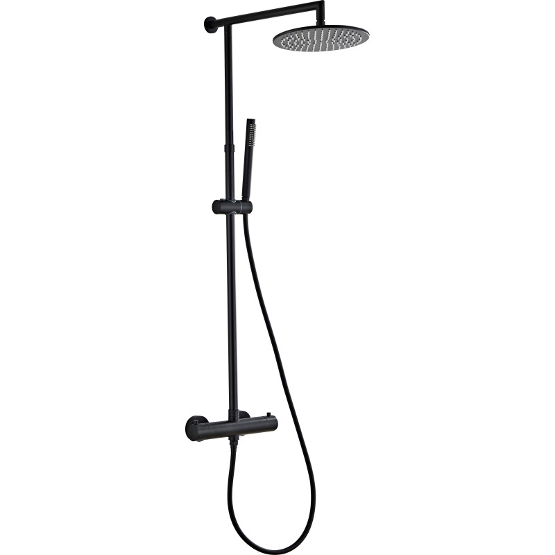 Zen Sanitary duschset, svart