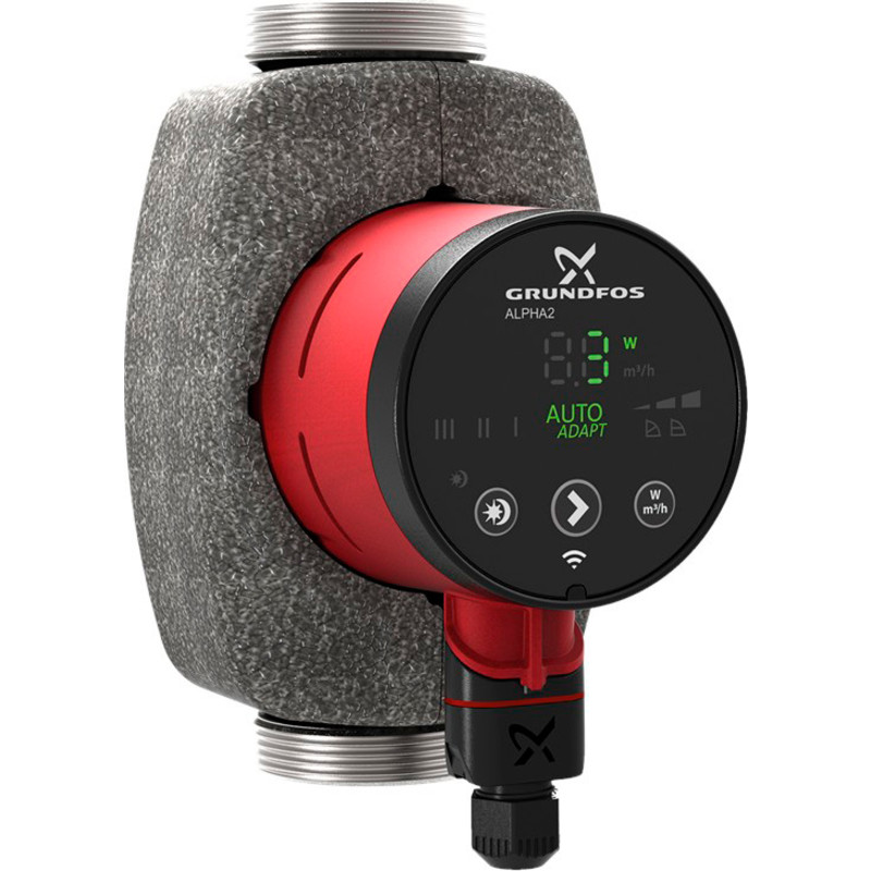 Grundfos Alpha2 32-80 N cirkulationspumpe 180 mm, brugsvand