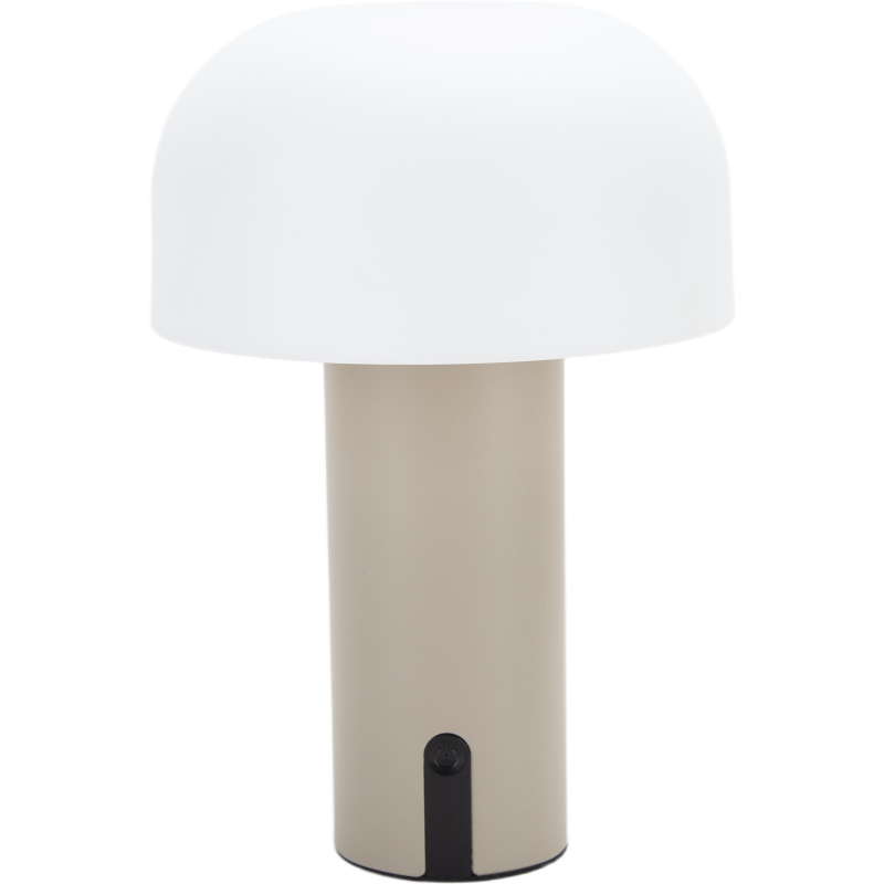 Veli Line Shape uppladdningsbar bordslampa, beige