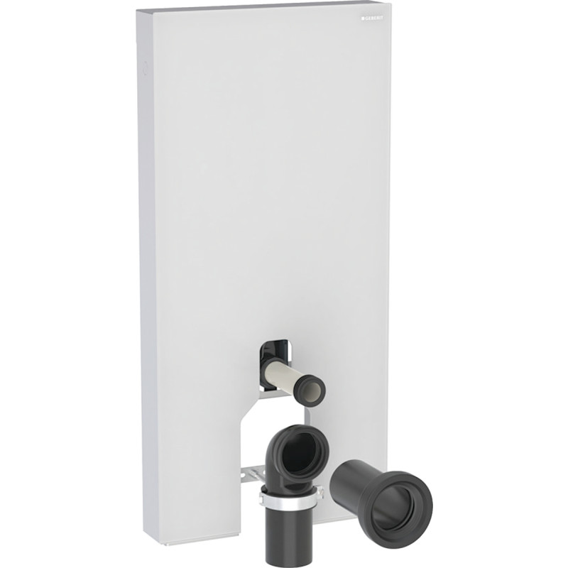 Geberit Monolith Plus cisterne til back-to-wall toilet, 101 cm, hvidt glas