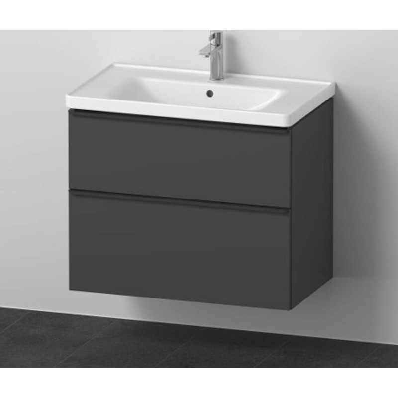 Duravit D-Neo møbelpakke, 80x48 cm, mat grå