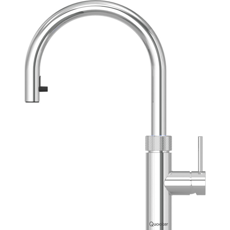 Quooker Flex Round køkkenarmatur, udtrækstud, krom