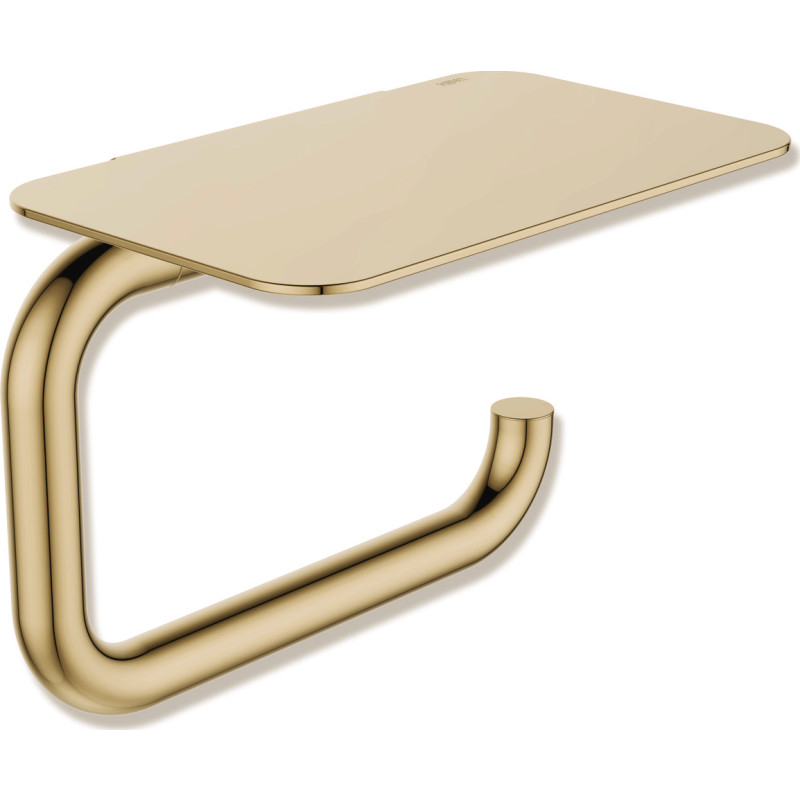 Hewi toiletrulleholder, poleret messing