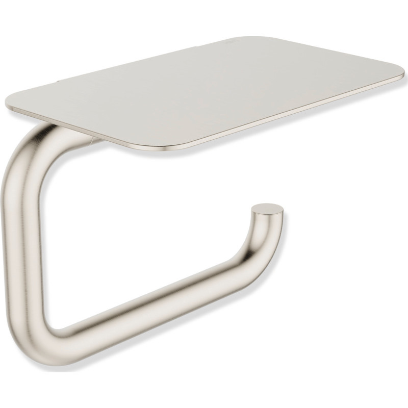 Hewi toiletrulleholder, børstet nikkel