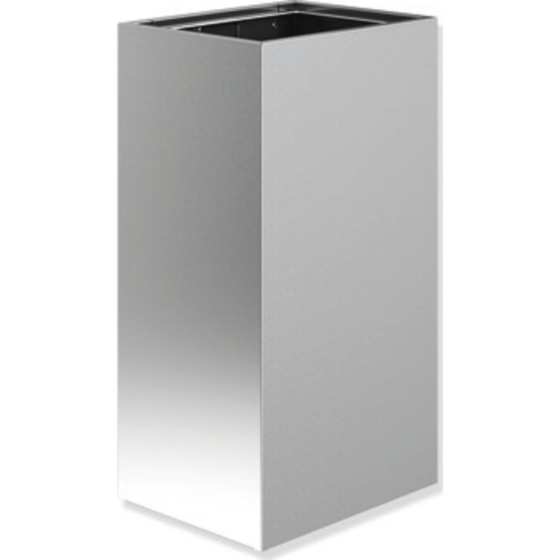Hewi System 900 papperskorg, 60 liter, borstad rostfritt stål