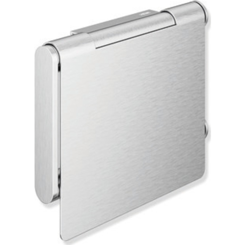 Hewi toiletrulleholder, børstet stål