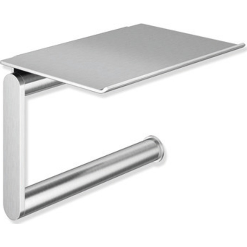 Hewi toiletrulleholder, børstet stål