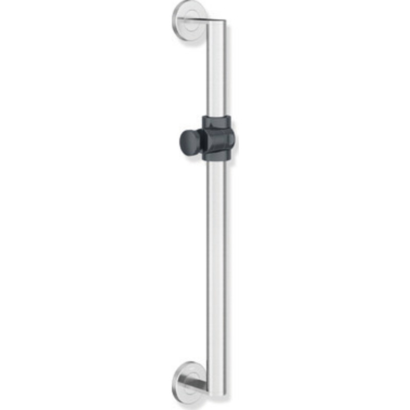 Hewi 900 støttegreb/brusestang, 60 cm, børstet stål/grå