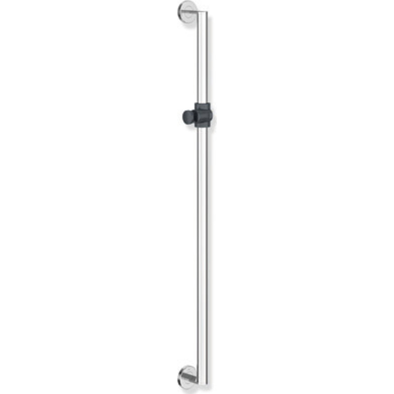 Hewi 900 støttegreb/brusestang, 110 cm, krom/grå