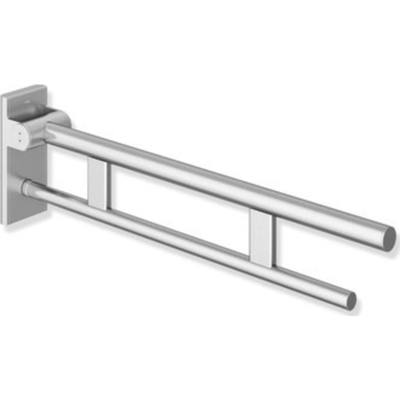 Hewi System 900 Duo armstøtte, 91,2 cm, børstet rustfrit stål