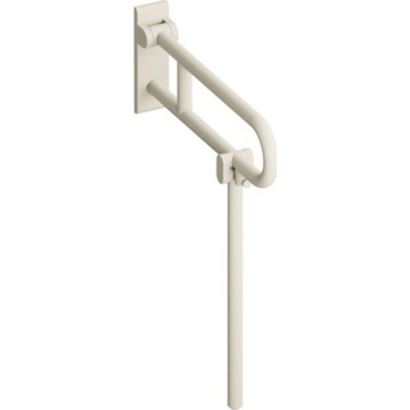 Hewi Serie 801 armstøtte, 60 cm, mat råhvid