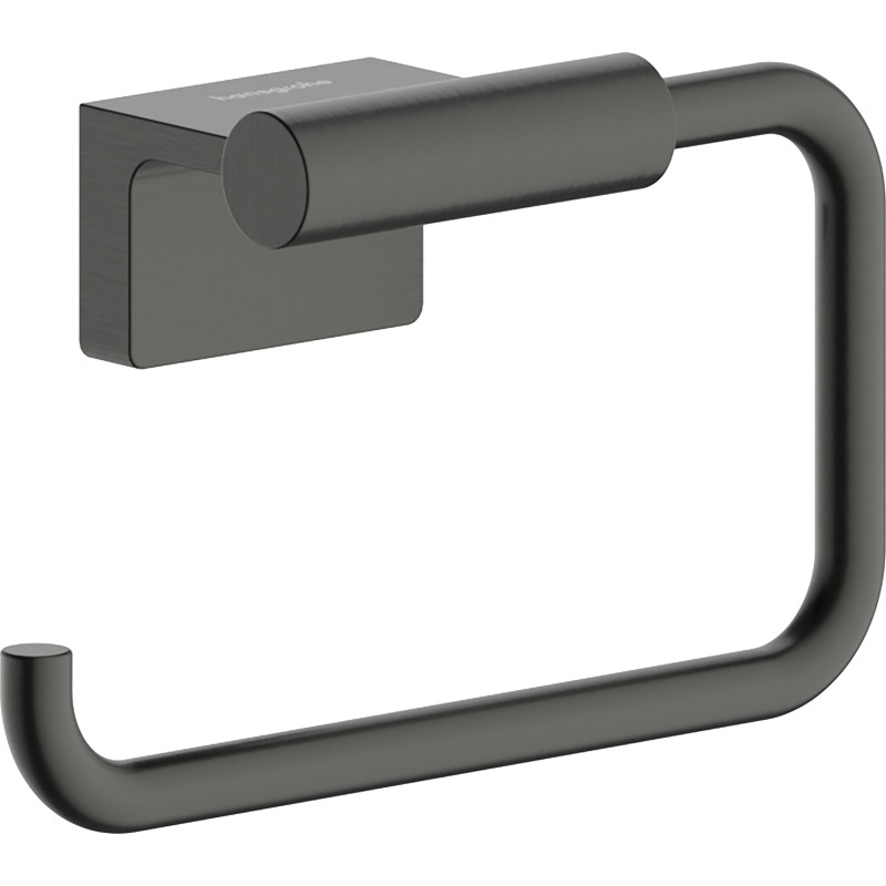 Hansgrohe AddStoris S toiletrulleholder, børstet sort krom