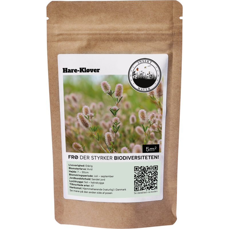 Blomsterfrø hare-kløver 5m²