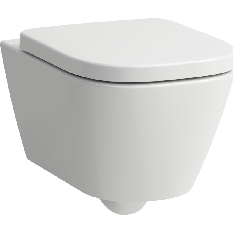 Laufen Meda væghængt toilet, uden skyllekant, hvid