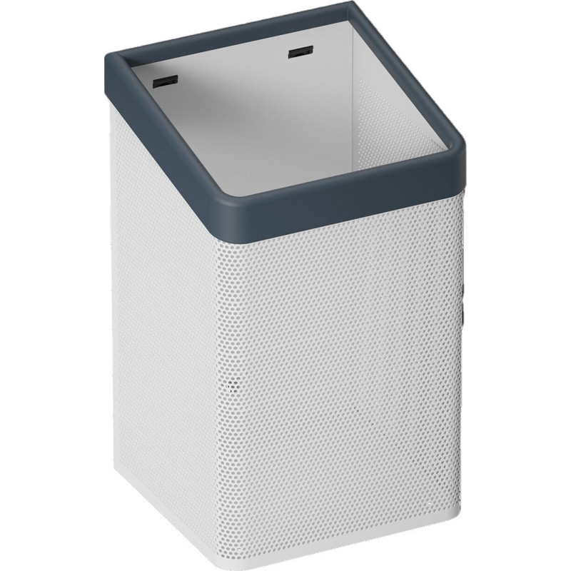 Hewi Serie 477 toiletspand, 50 liter, mat hvid/mat antracit