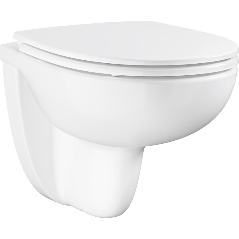 Grohe Bau Ceramic væghængt toilet, uden skyllekant, hvid