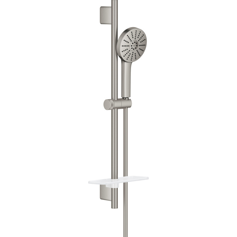 Grohe Vitalio Joy+ brusesæt, vandbesparende, børstet krom