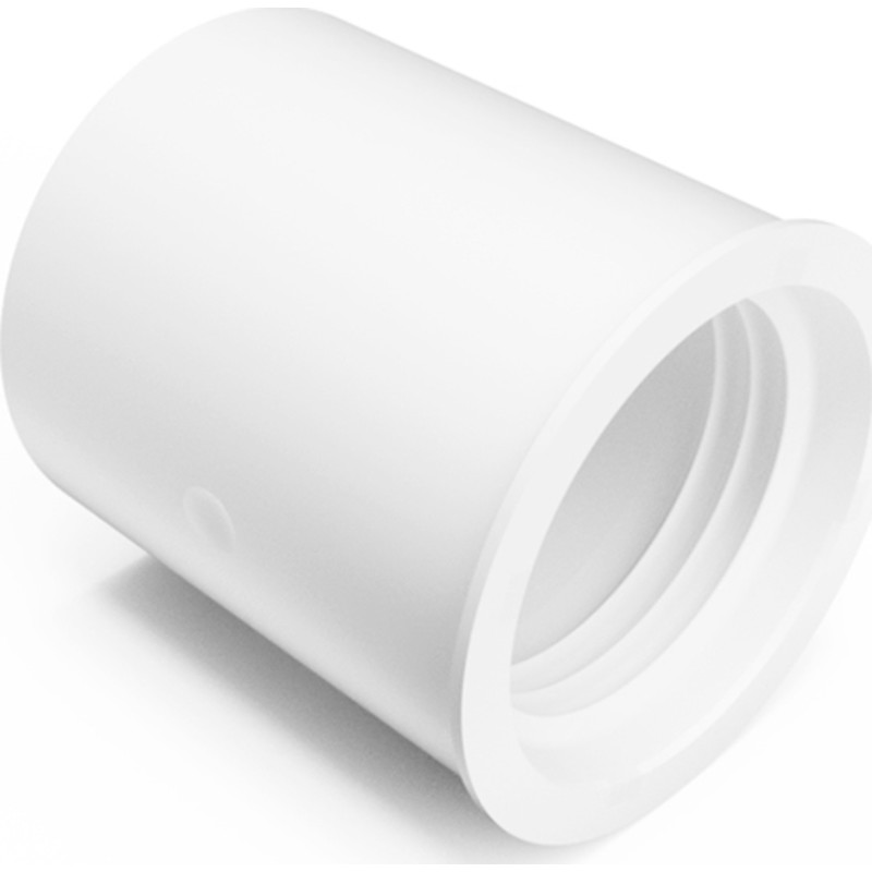 Purus förminskning, indstick, Ø40x32 mm, plast, hvid