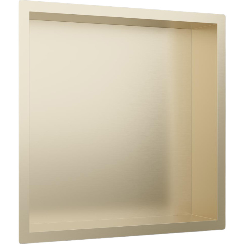 Scandtap Style brusehylde, 33x33 cm, børstet guld